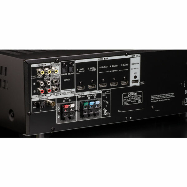 Denon AVR-X550BT 5.2 Channel AV Receiver