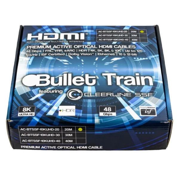 Bullet Train 10K 48 Gbps AOC HDMI Cable