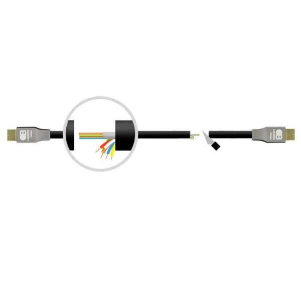 Bullet Train 10K 48 Gbps AOC HDMI Cable