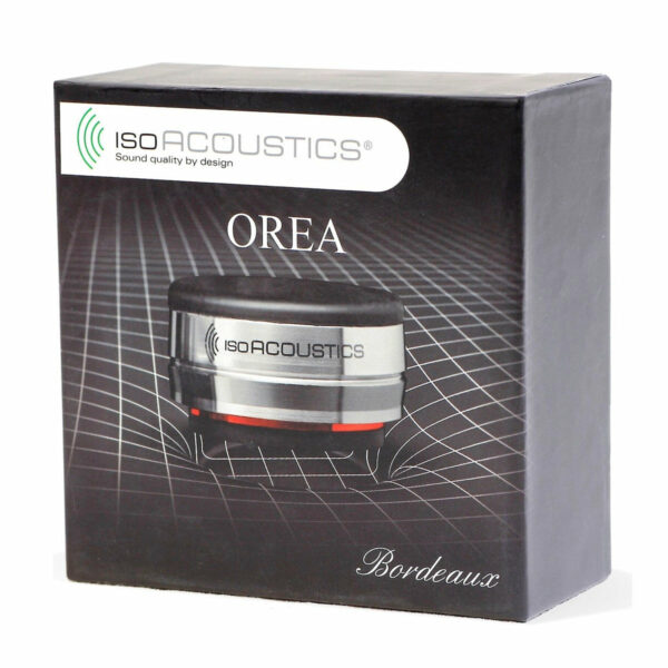 IsoAcoustics OREA Bordeaux Isolator for Audio Equipment Single Piece